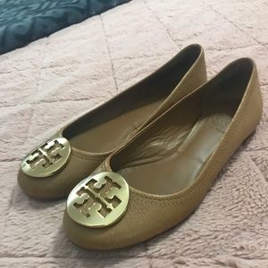 Camel Tory Burch flats